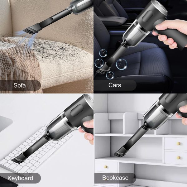 Handheld Vacuum Cleaner, Powerful Handheld Wireless Vacuum Cleaner with Strong Suction for Home, Car, Desktop Cleaning, Household Appliances for Daily Use, Car Stuff - Image 3